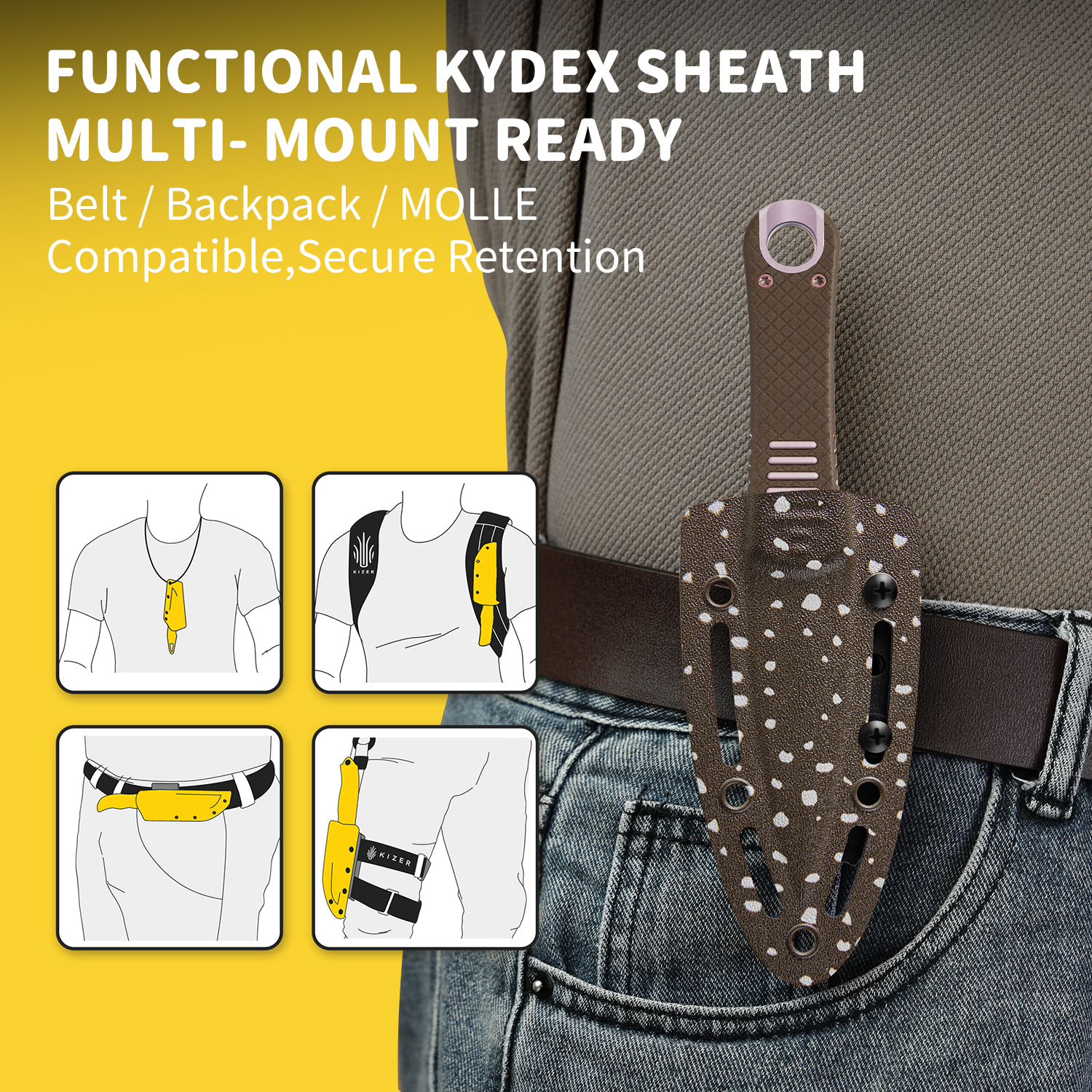 Summer Sweets Series | Hidden Agenda | AEB-L | G10 & Aluminum | 1083A4