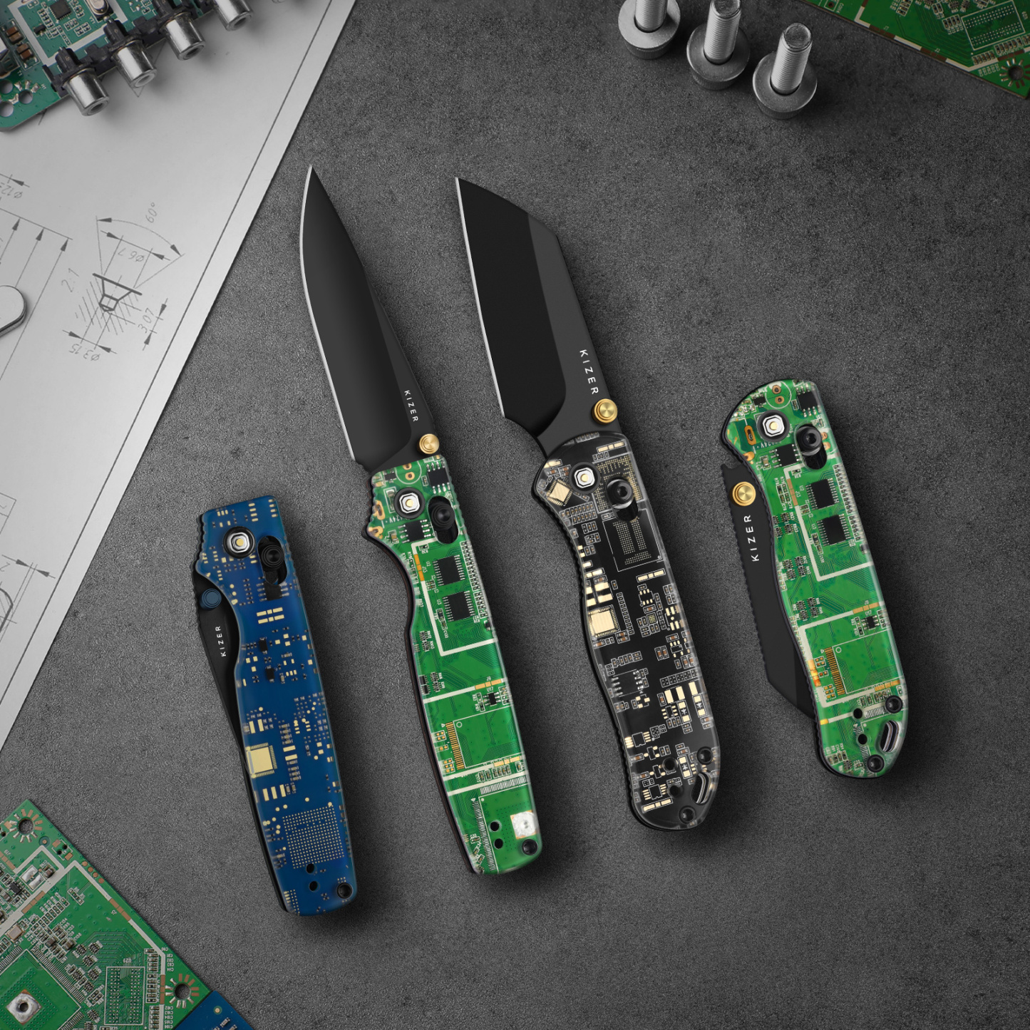 Drop Bear 2 | Resin & PCB | Kizer Clutch Lock™ | 14C28N | KizerV™ 3619.2KS2