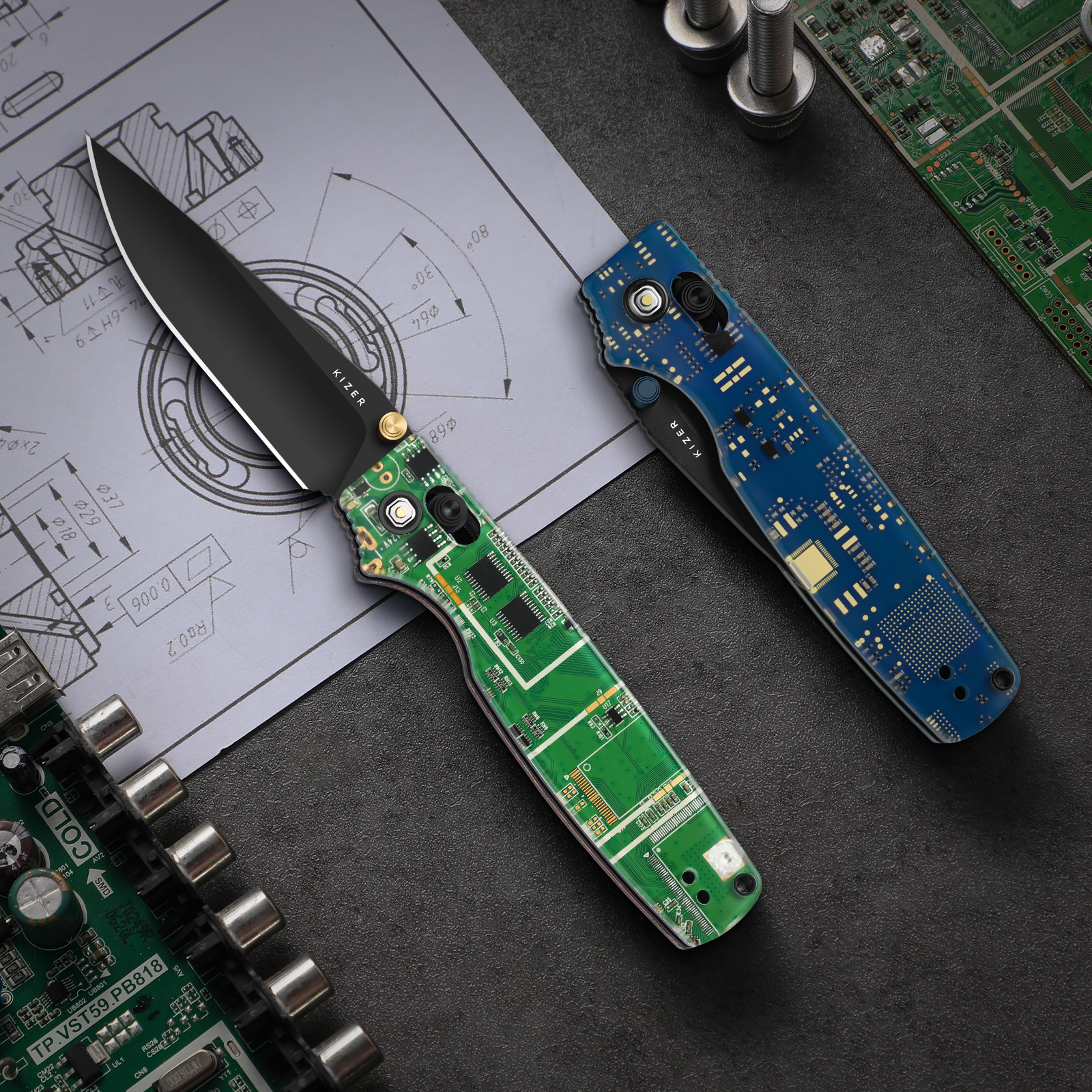 Drop Bear 2 | Resin & PCB | Kizer Clutch Lock™ | 14C28N | KizerV