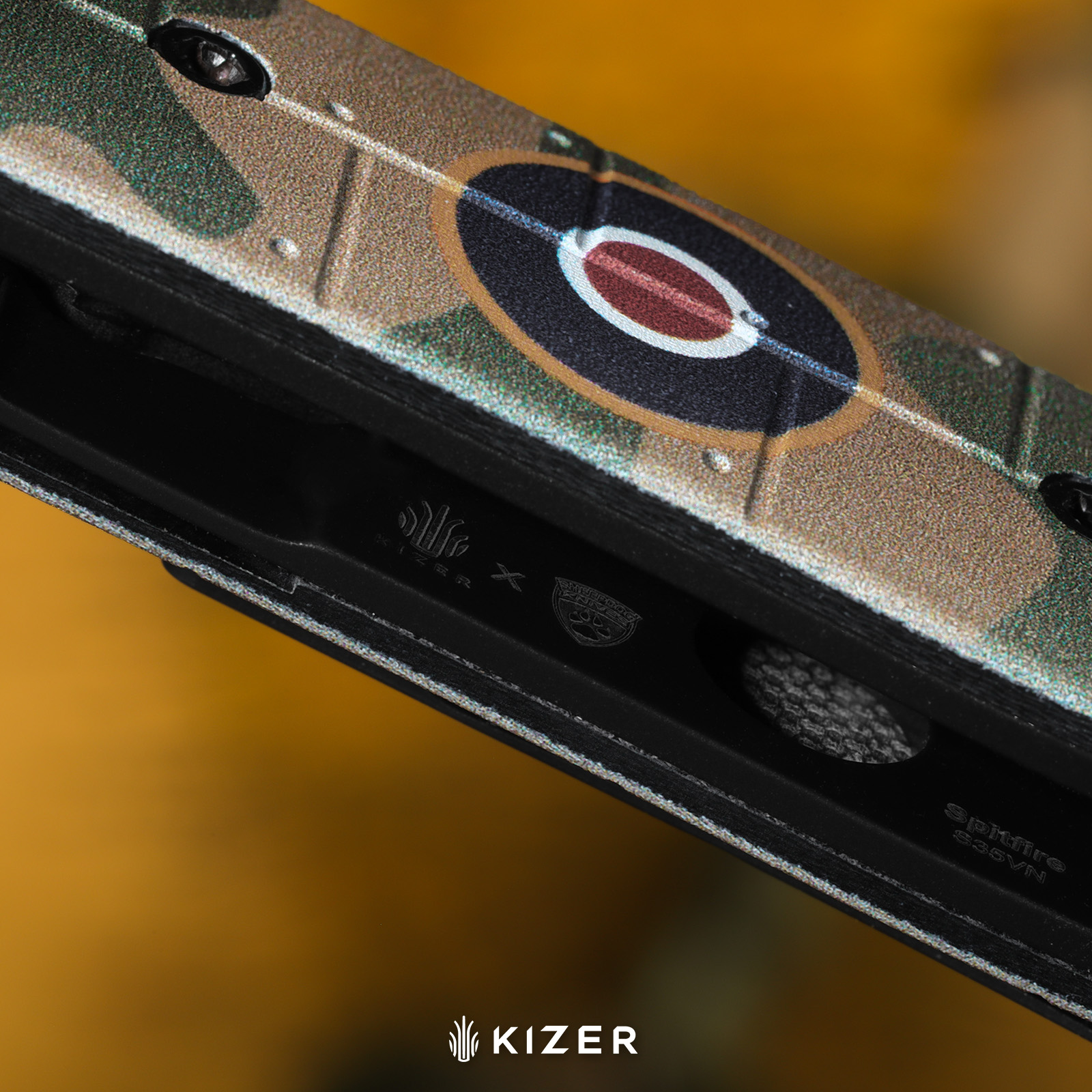 Spitfire Supermarine Edition | Matte PVD | S35VN | Drop Point
