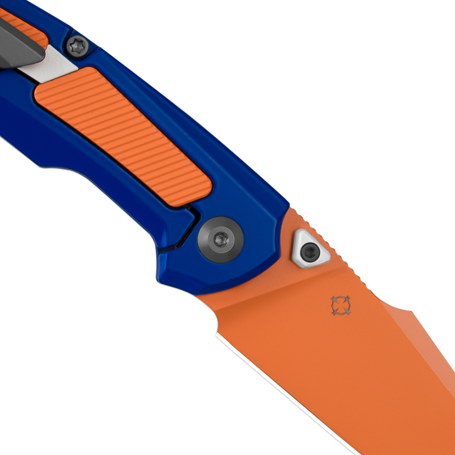 Nostalgia Play Series | Feweed | S35VN | Blue & Orange Handle | Ki3694A8