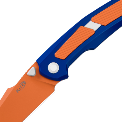 Nostalgia Play Series | Feweed | S35VN | Blue & Orange Handle | Ki3694A8