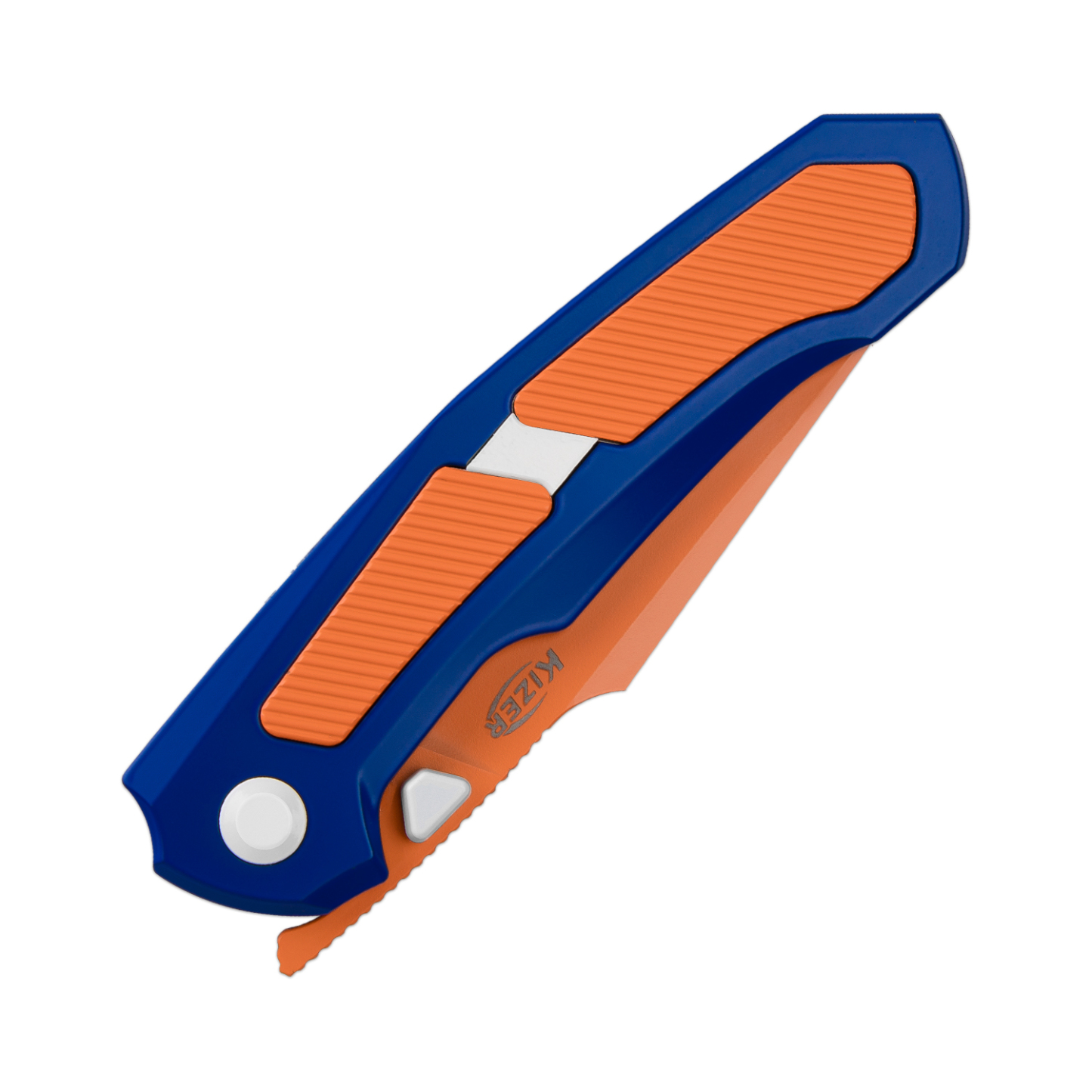 Nostalgia Play Series | Feweed | S35VN | Blue & Orange Handle | Ki3694A8