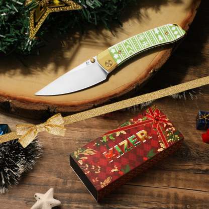 Christmas Series | Mini MoMo | S45VN | Aluminum &a G10 | Ki3663MC1 | Limited Edition