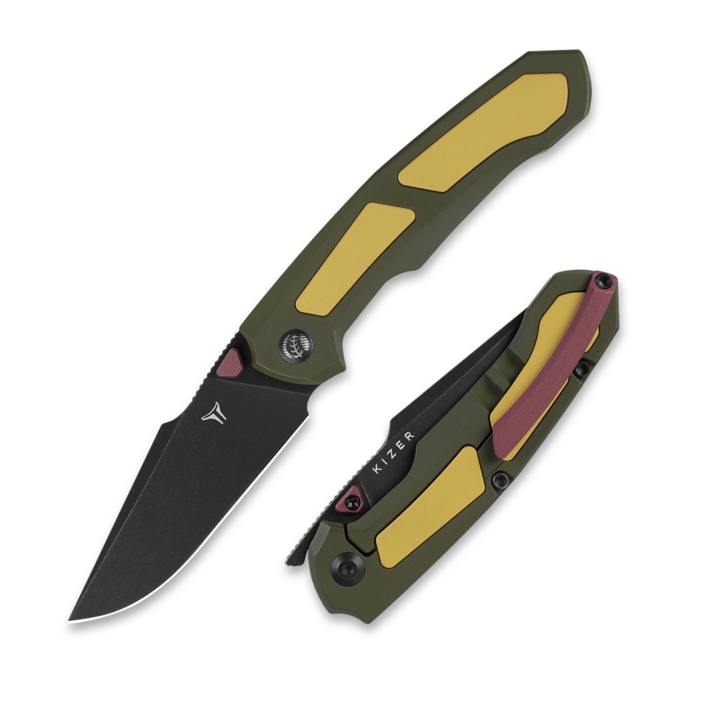 【再入荷】 Custom-made Kizer Ki3694A9, Series Movie Knife, EDC ギター