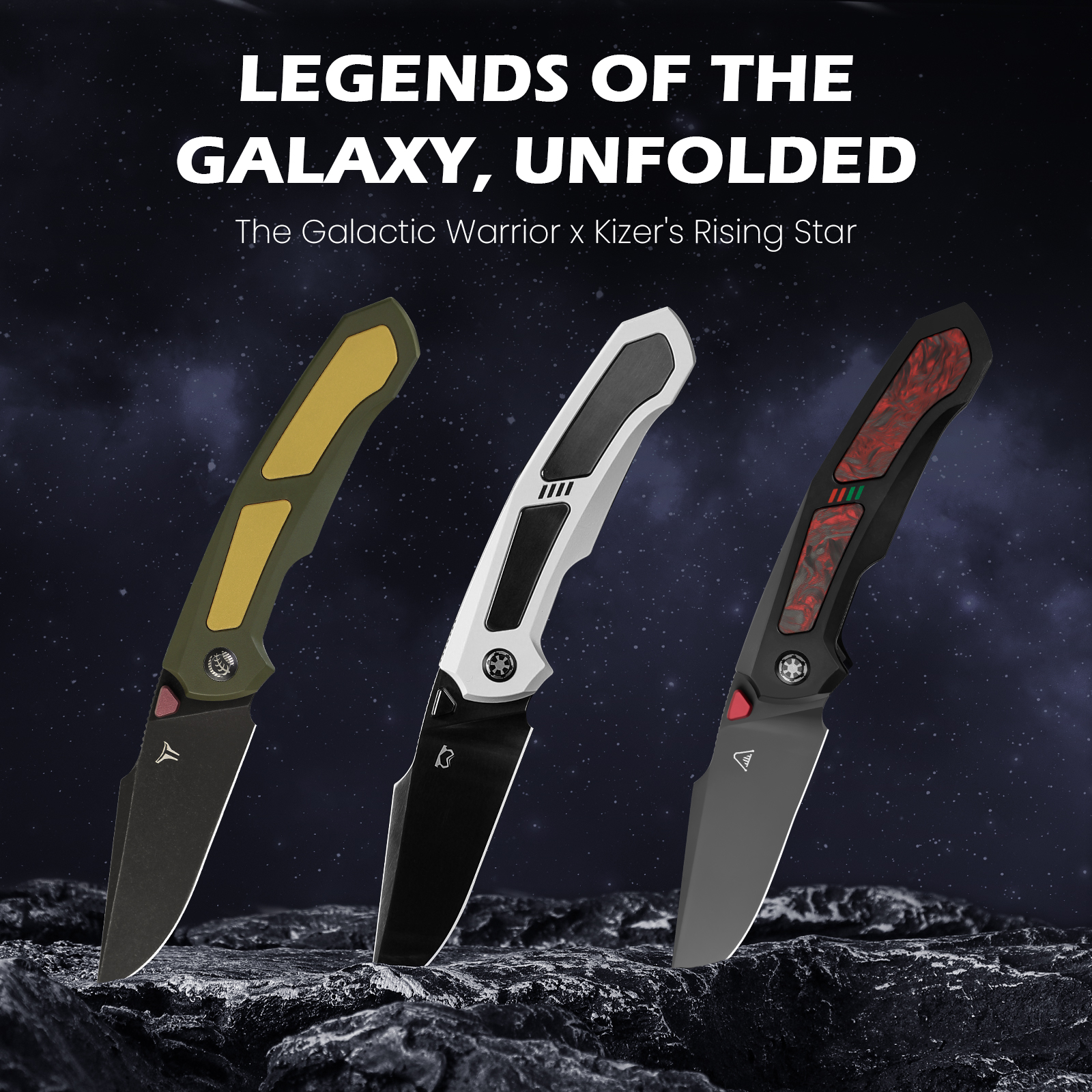 Custom-made EDC Knife, Movie Series Ki3694A9, Kizer & DropBear