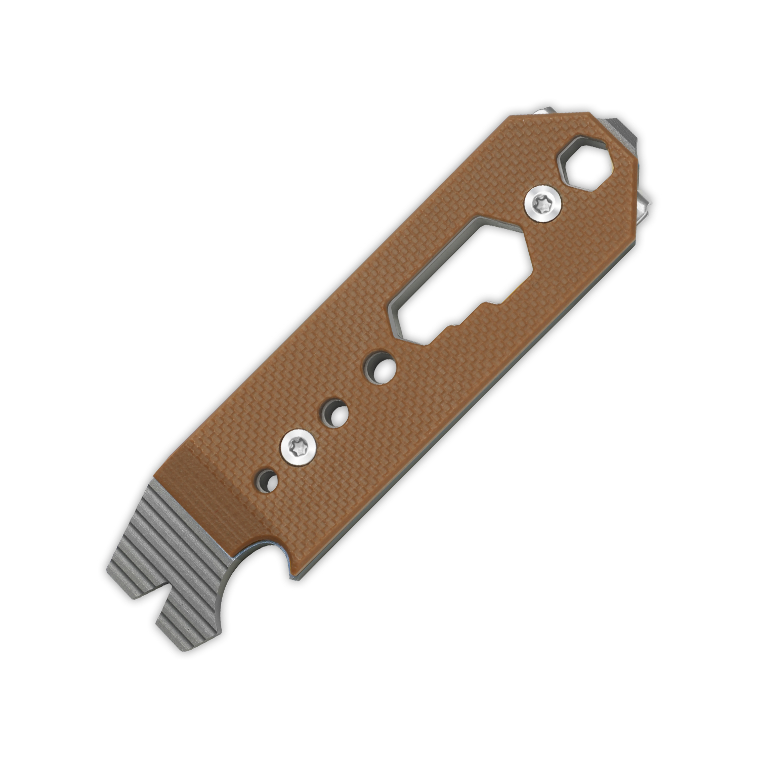 Kizer Titanium & G10 EDC Multi-Functional Tools Brown Pac-Bar T122A2