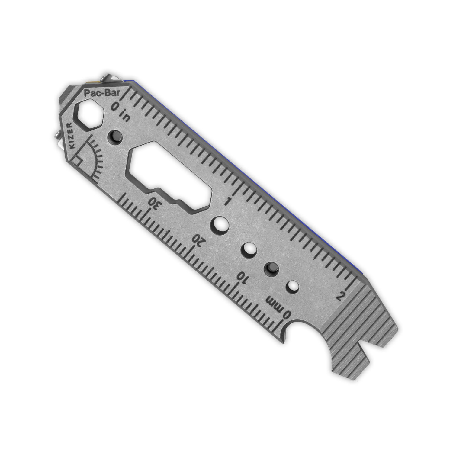 Kizer Titanium & G10 EDC Multi-Functional Tools Blue Pac-Bar T122A4