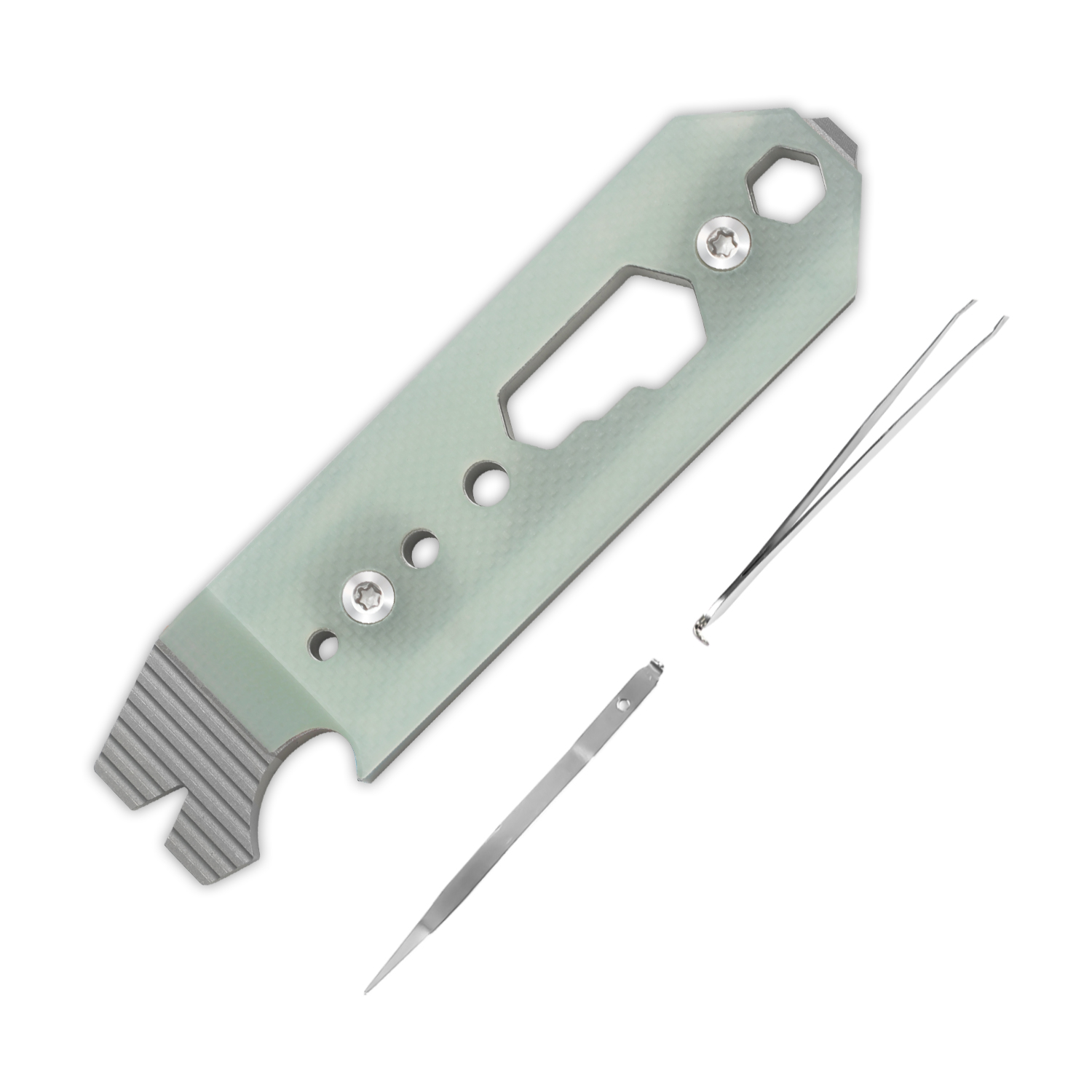 Kizer Titanium & G10 EDC Multi-Functional Tools Jade Green Pac-Bar T122A5