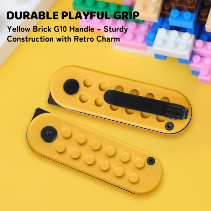 Nostalgia Play Series | Mini Bay | 14C28N | Yellow Brick G10 Handle | V2583A1