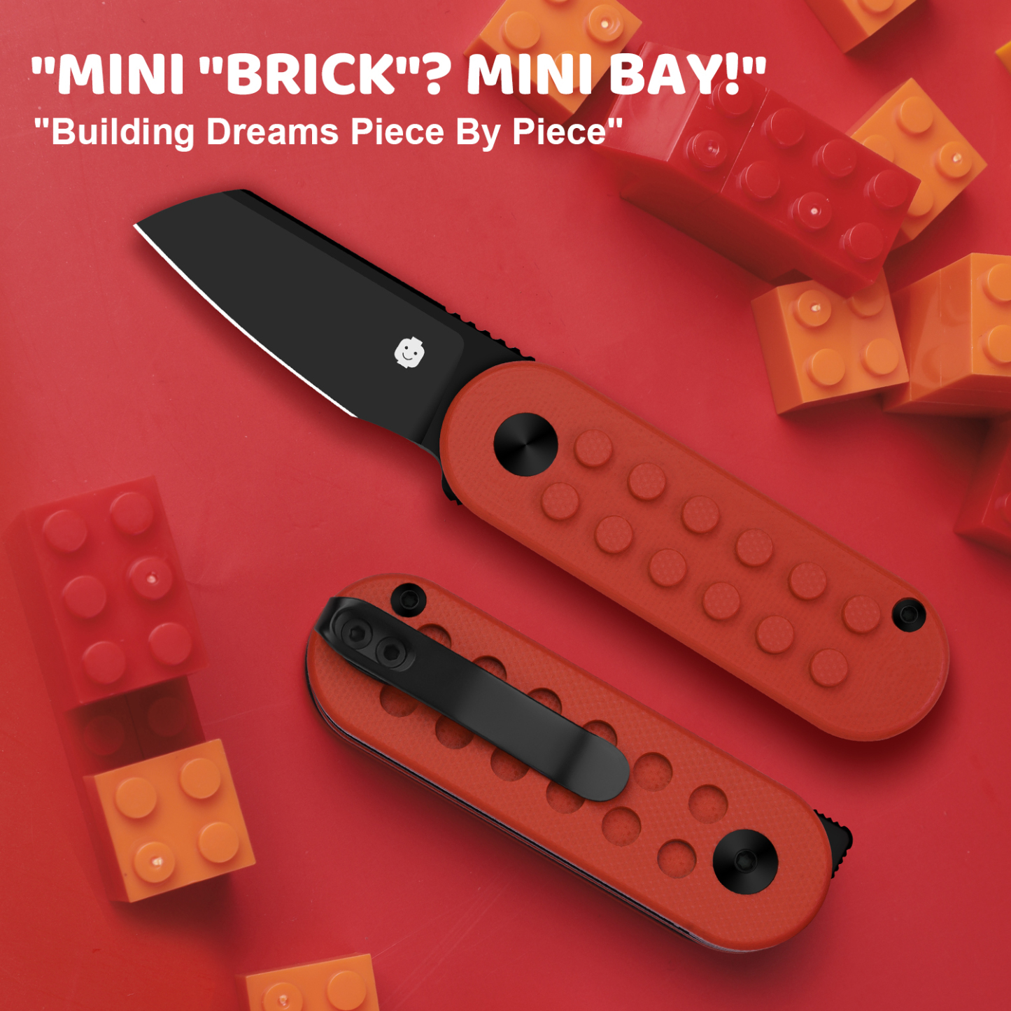 Nostalgia Play Series | Mini Bay | 14C28N | Red Brick G10 Handle | V2583A4
