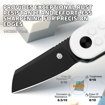 Nostalgia Play Series | Mini Bay | 14C28N | White Brick G10 Handle | V2583A5