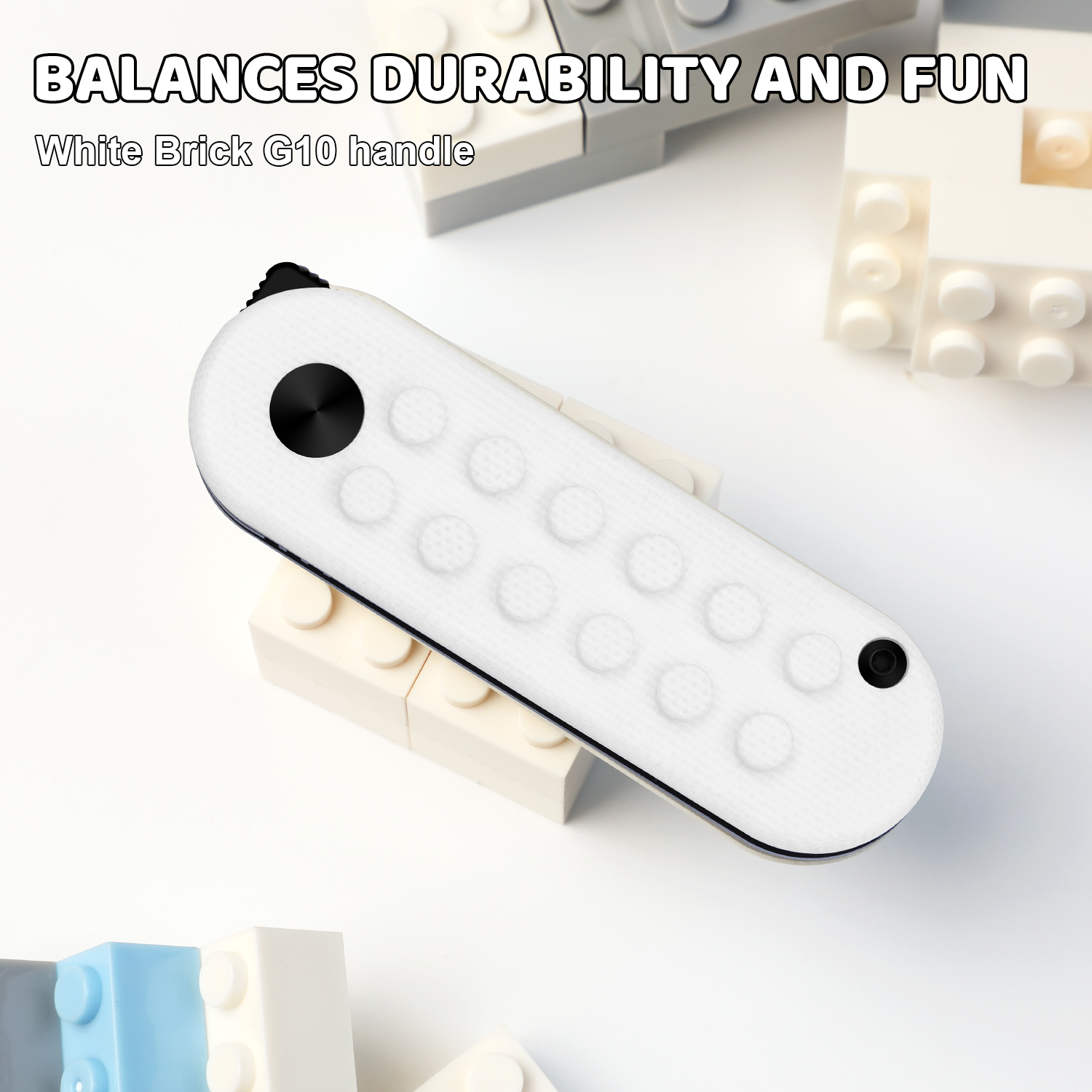 Nostalgia Play Series | Mini Bay | 14C28N | White Brick G10 Handle | V2583A5