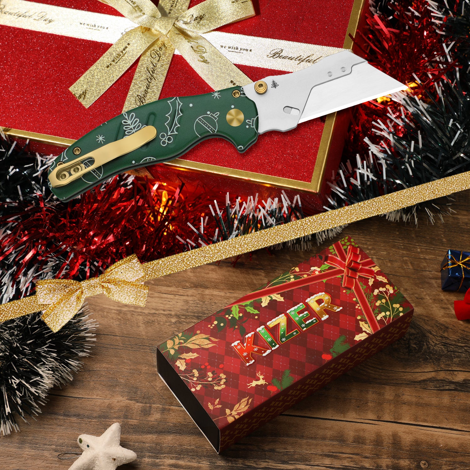 Christmas Series | Sheepdog C01C 2.9 | 5CR15MOV | G10 | V3488.29JMC1 | Limited Edition