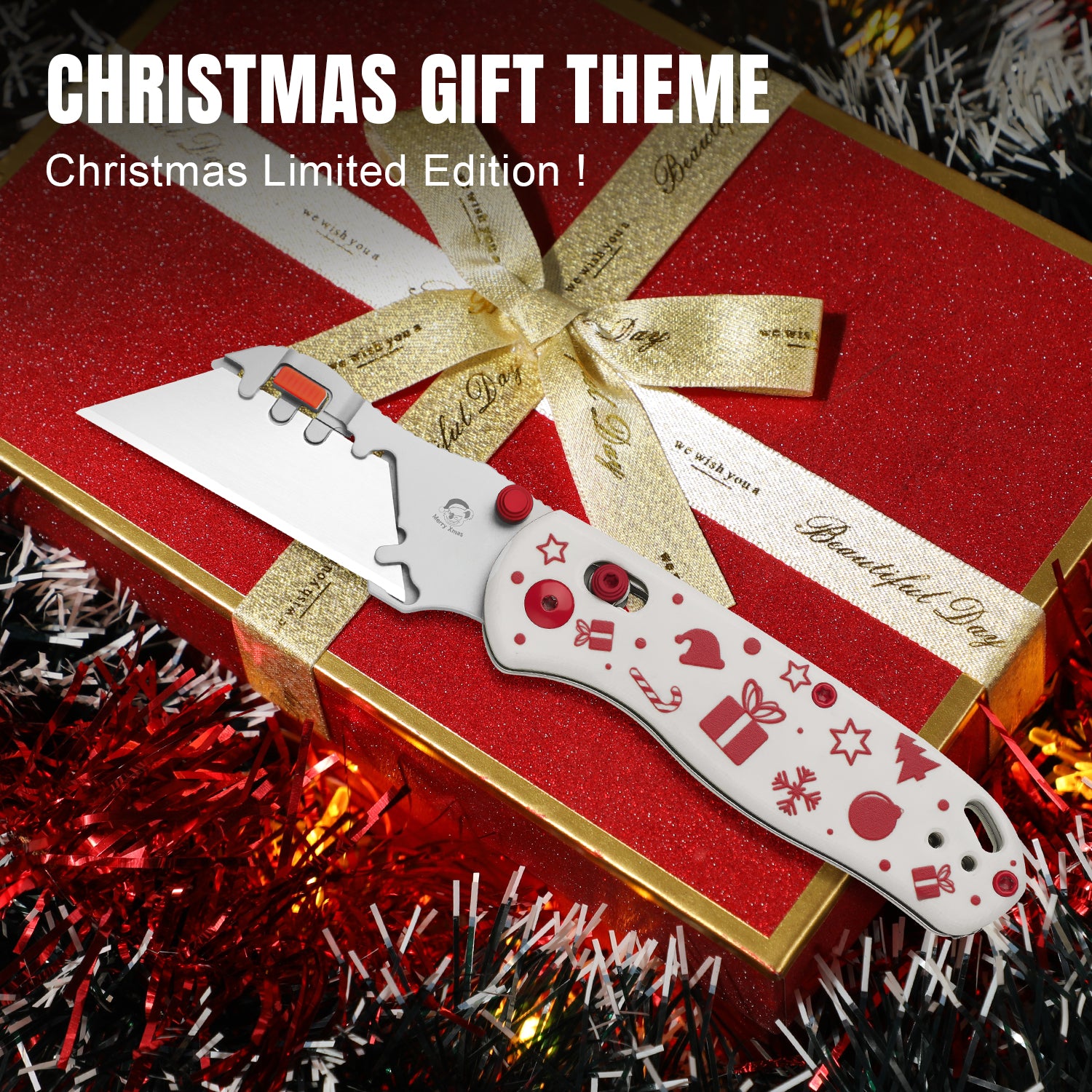 Christmas Series | Uti BEAR 2 | 5CR15MOV | G10 | V3619JMC2 | Limited Edition