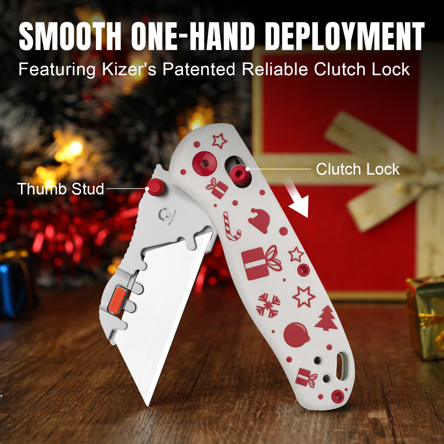 Christmas Series | Uti BEAR 2 | 5CR15MOV | G10 | V3619JMC2 | Limited Edition