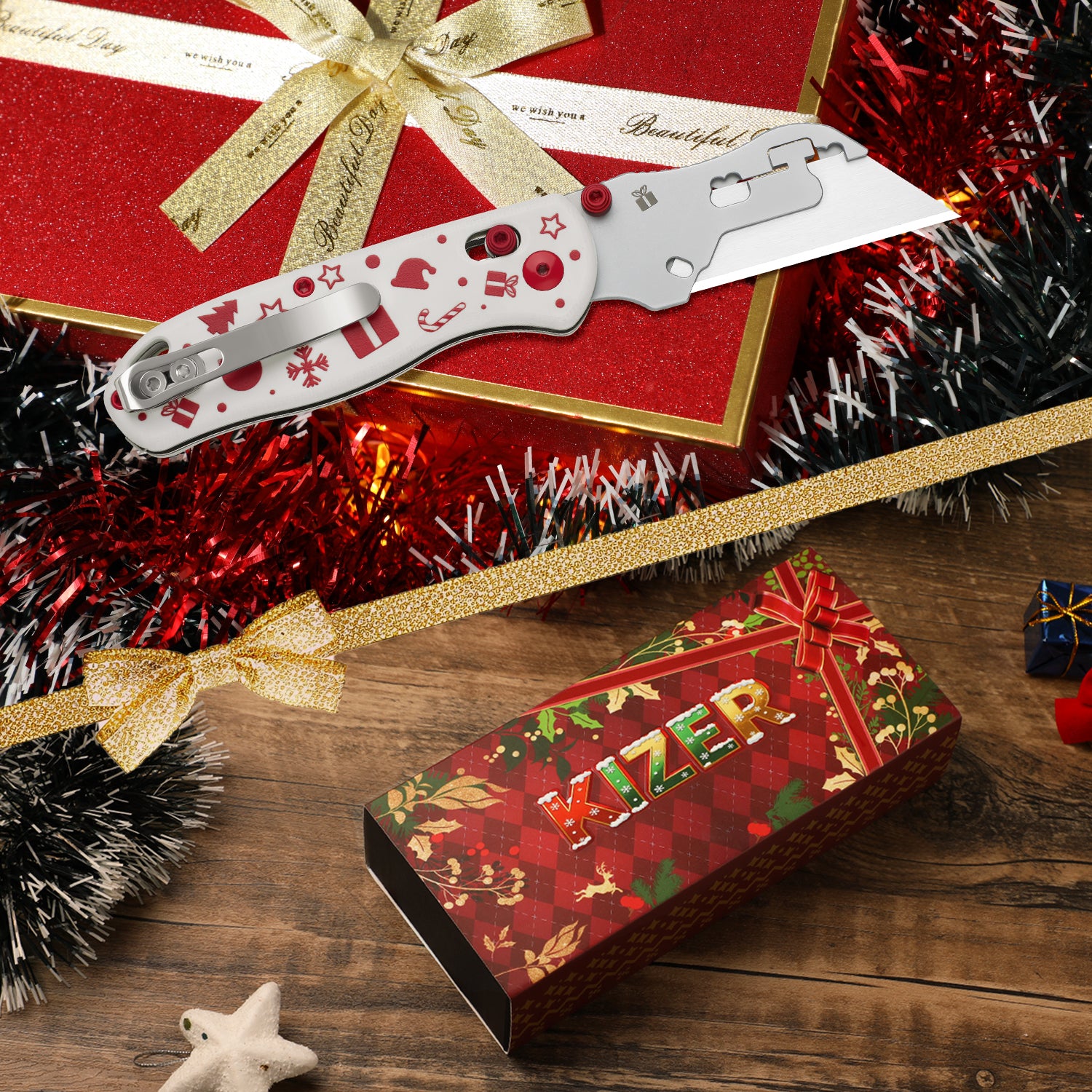 Christmas Series | Uti BEAR 2 | 5CR15MOV | G10 | V3619JMC2 | Limited Edition