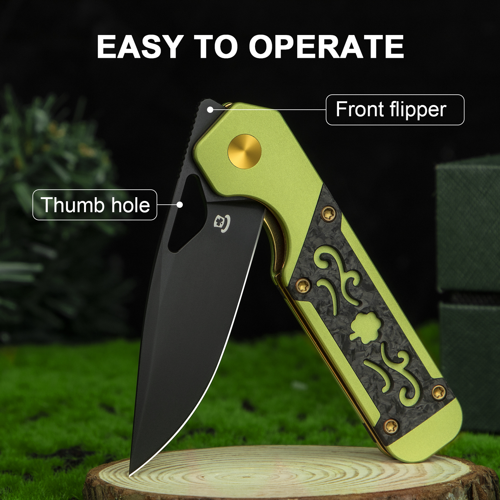 Mini Militaw | Nitro-V | Aluminum & Carbon Fiber | V3634SA7