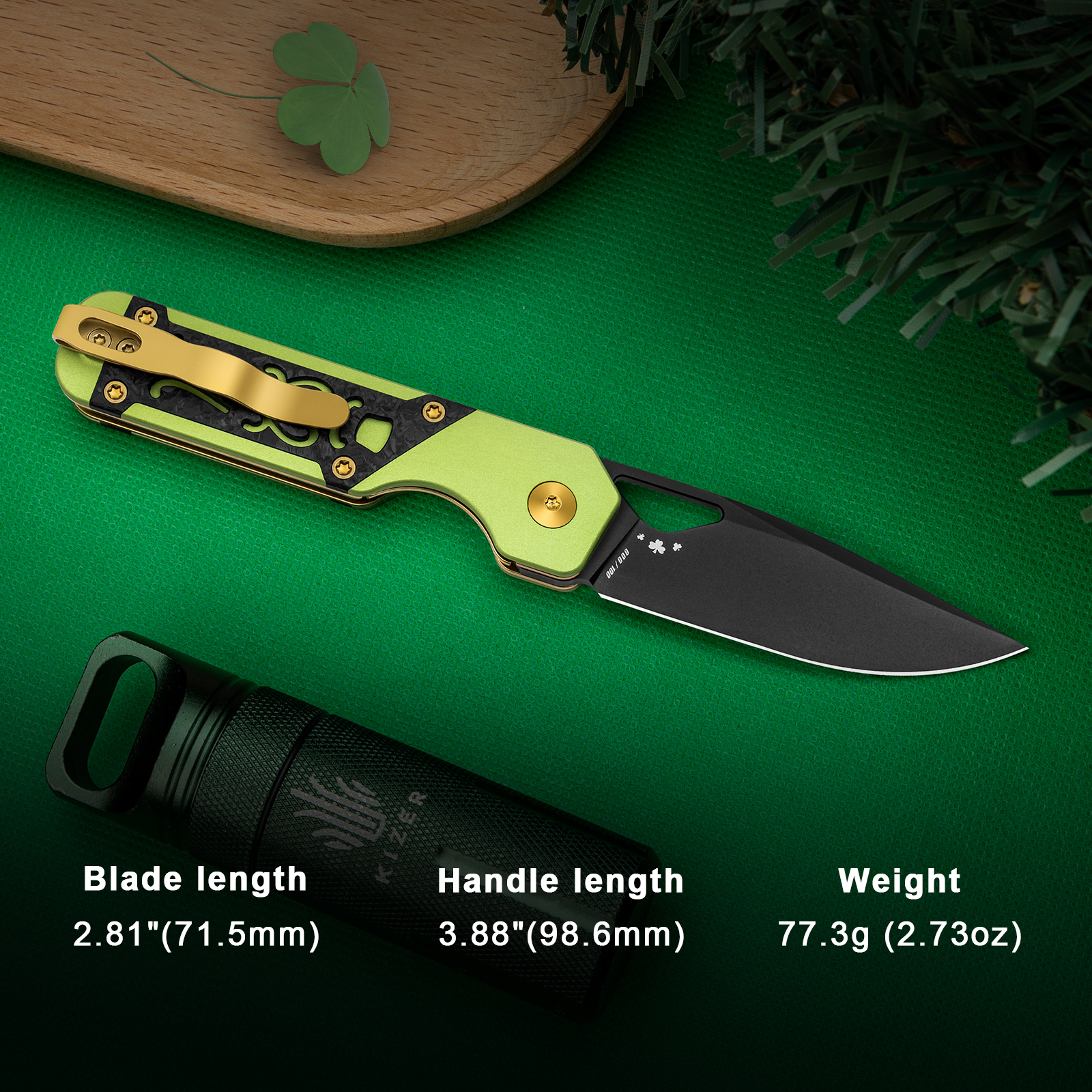 Mini Militaw | Nitro-V | Aluminum & Carbon Fiber | V3634SA7