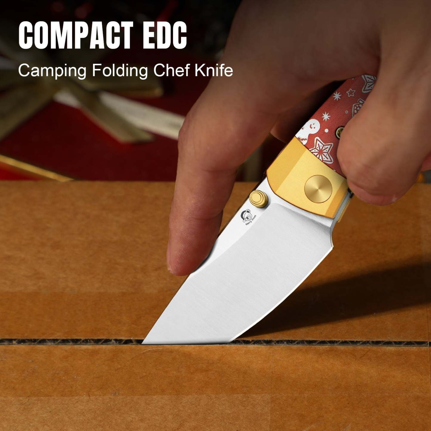 Christmas Series | Mini MoMo | Nitro-V | Aluminum & Micarta | V3663MC1 | Limited Edition