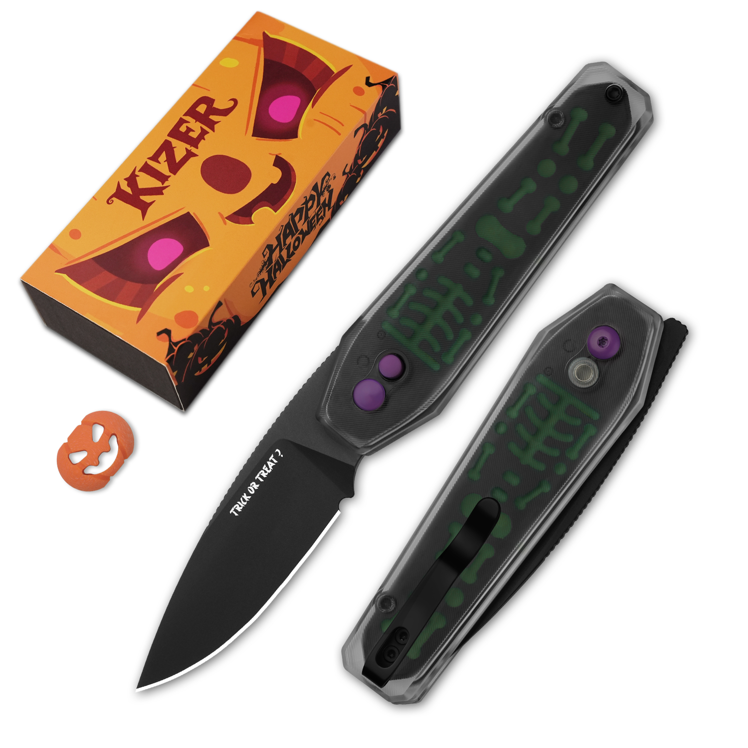 Halloween Series | Tomb | Nitro-V | Acrylic Glow in Dark Handle | V3692HW1 | Limited Edition