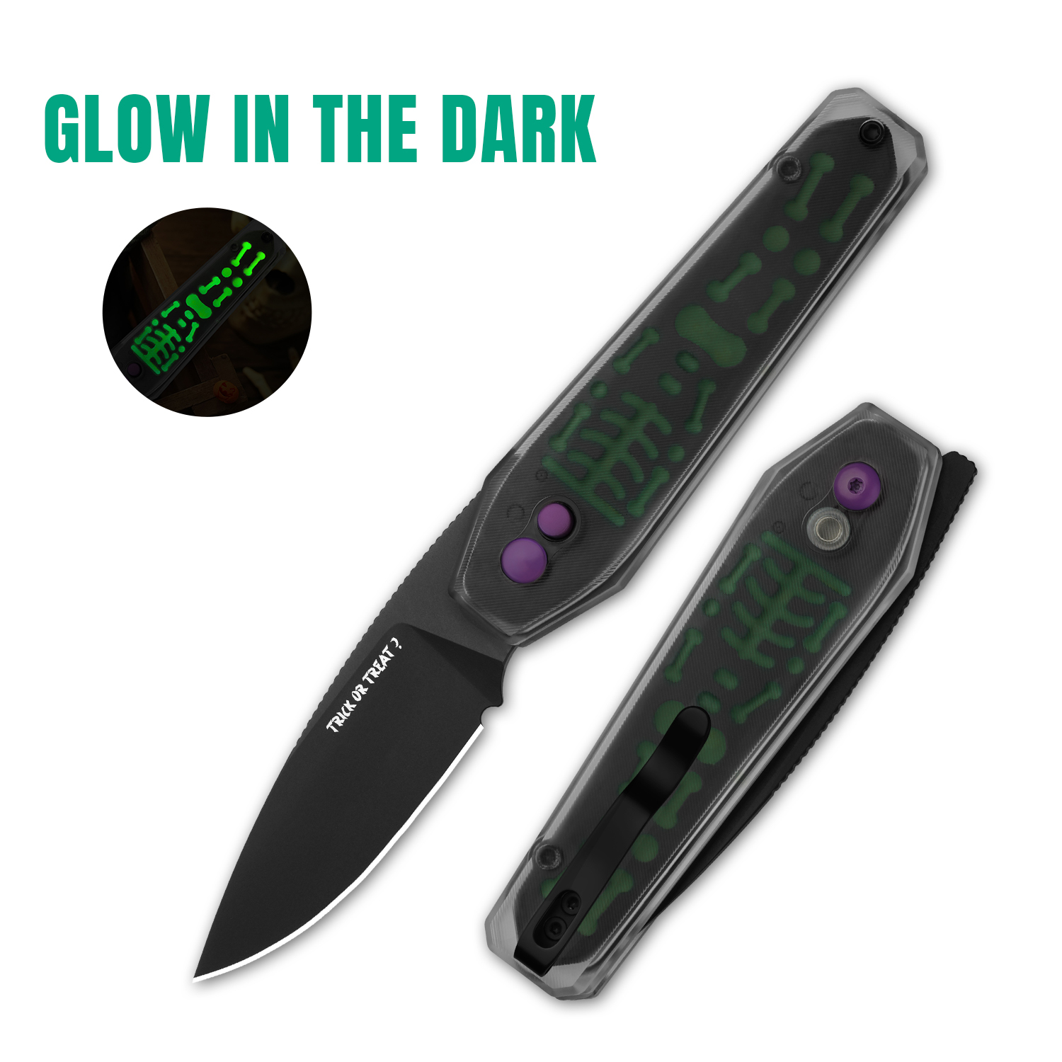 Halloween Series | Tomb | Nitro-V | Acrylic Glow in Dark Handle | V3692HW1 | Limited Edition