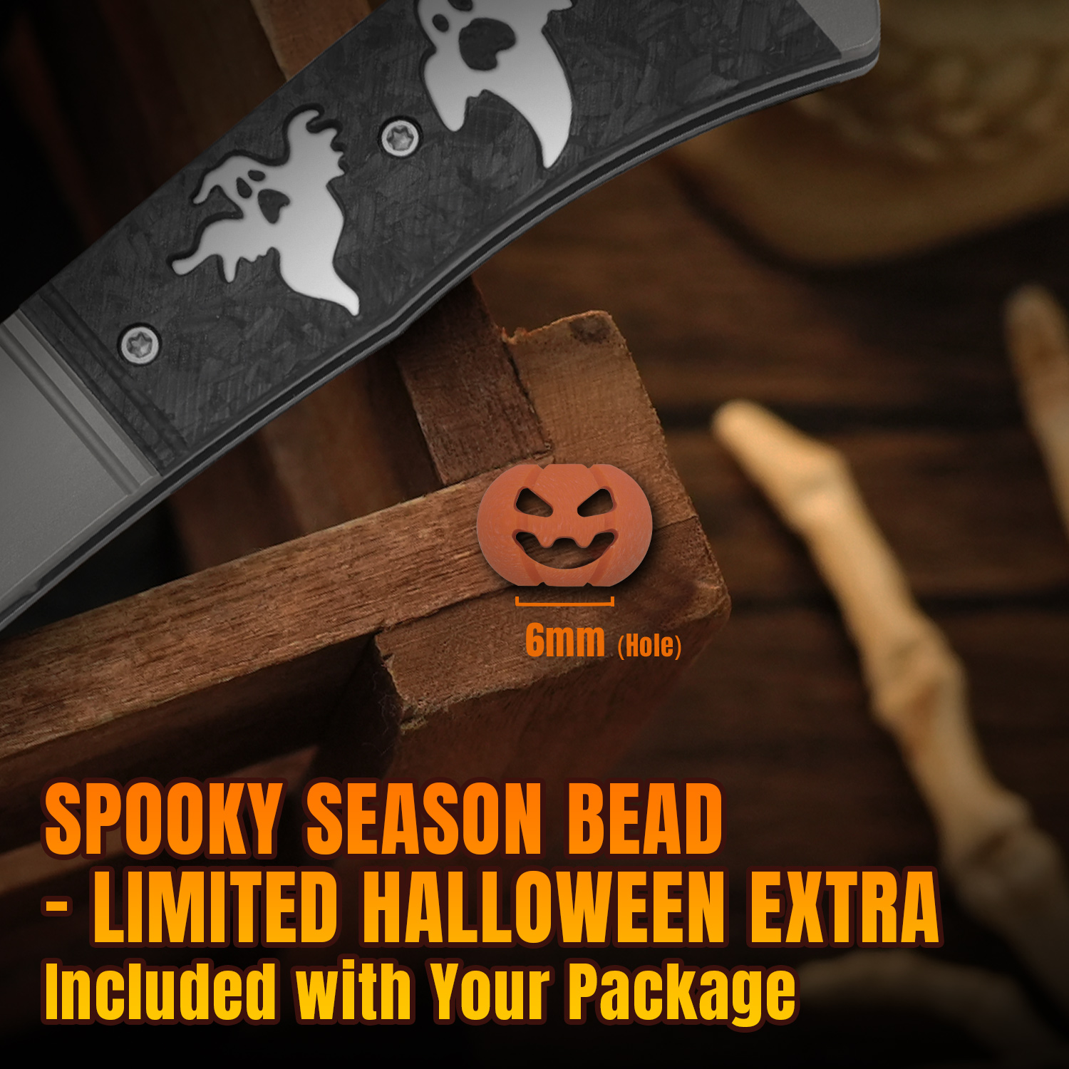 Halloween Series | Trestle | 14C28N | Titanium & Carbon Fiber | V3761HW1 | Limited Edition