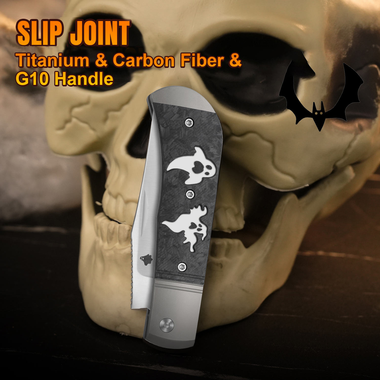 Halloween Series | Trestle | 14C28N | Titanium & Carbon Fiber | V3761HW1 | Limited Edition