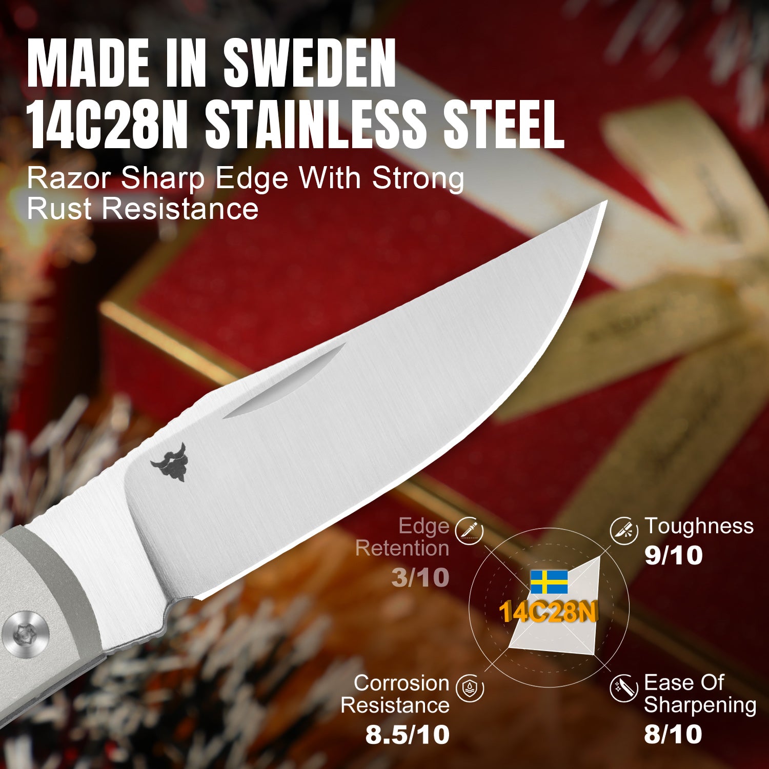 Christmas Series | Trestle | 14C28N | Aluminum & G10 | V3761MC1 | Limited Edition