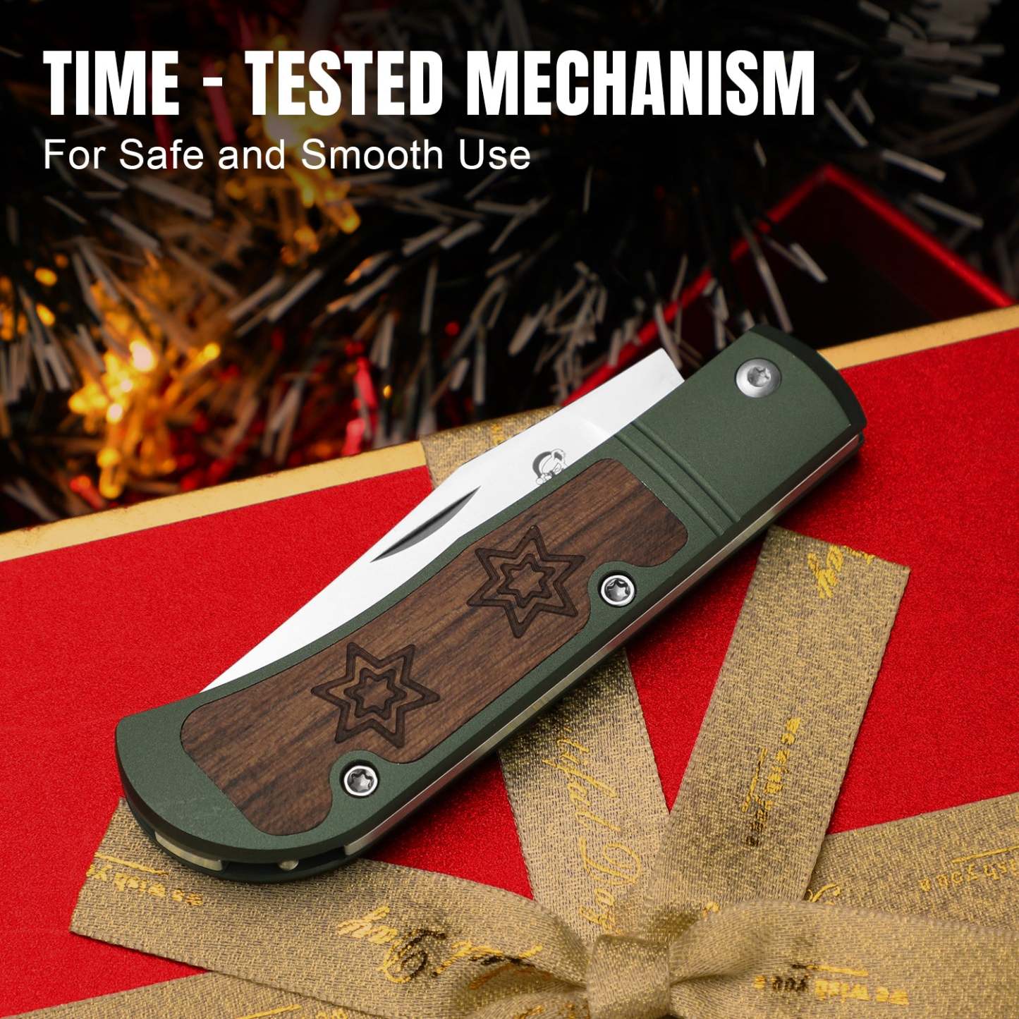 Christmas Series | Trestle | S45VN | Aluminum & Mkuruti Wood | Ki3761MC1 | Limited Edition