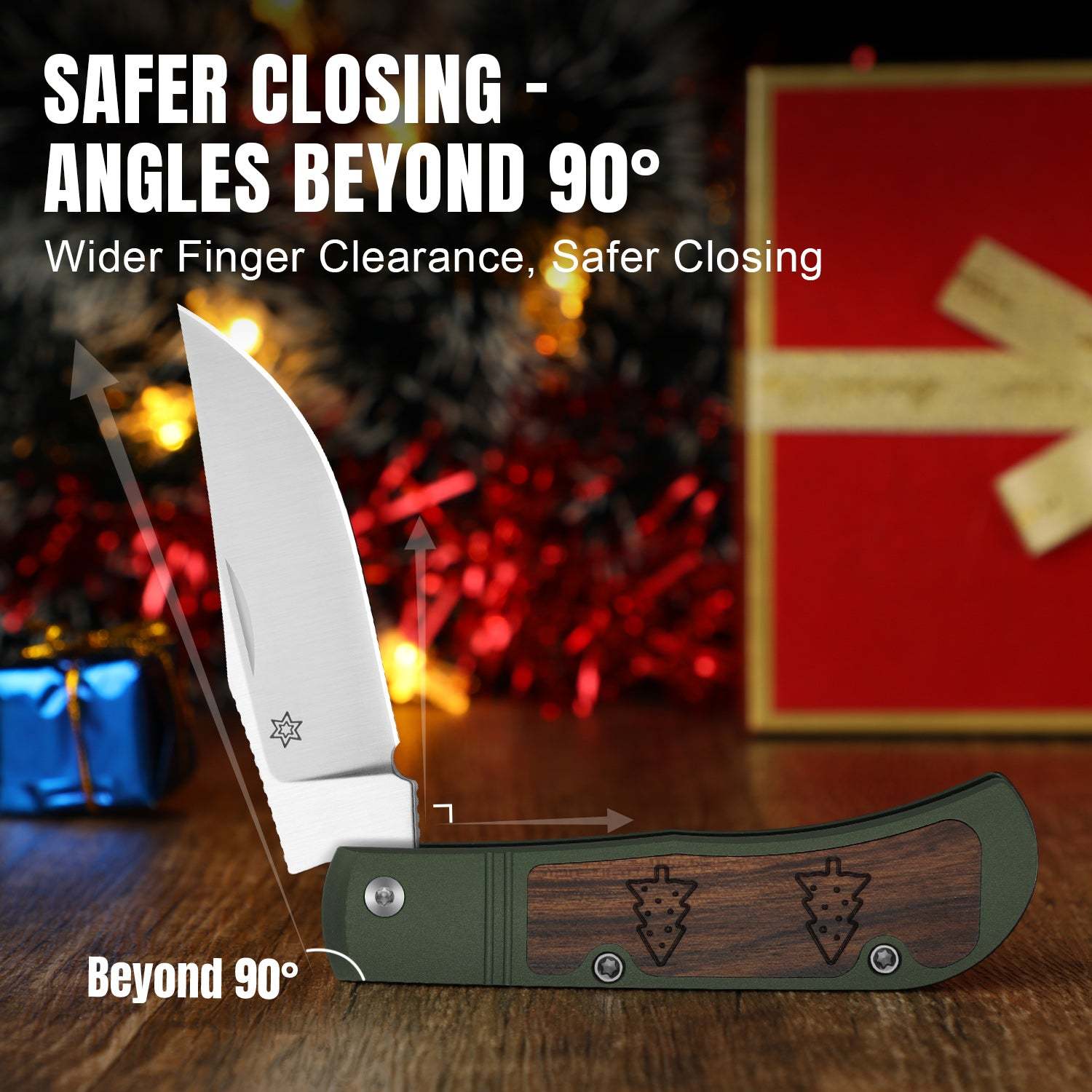 Christmas Series | Trestle | S45VN | Aluminum & Mkuruti Wood | Ki3761MC1 | Limited Edition