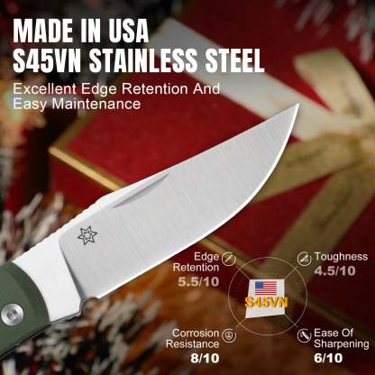 Christmas Series | Trestle | S45VN | Aluminum & Mkuruti Wood | Ki3761MC1 | Limited Edition