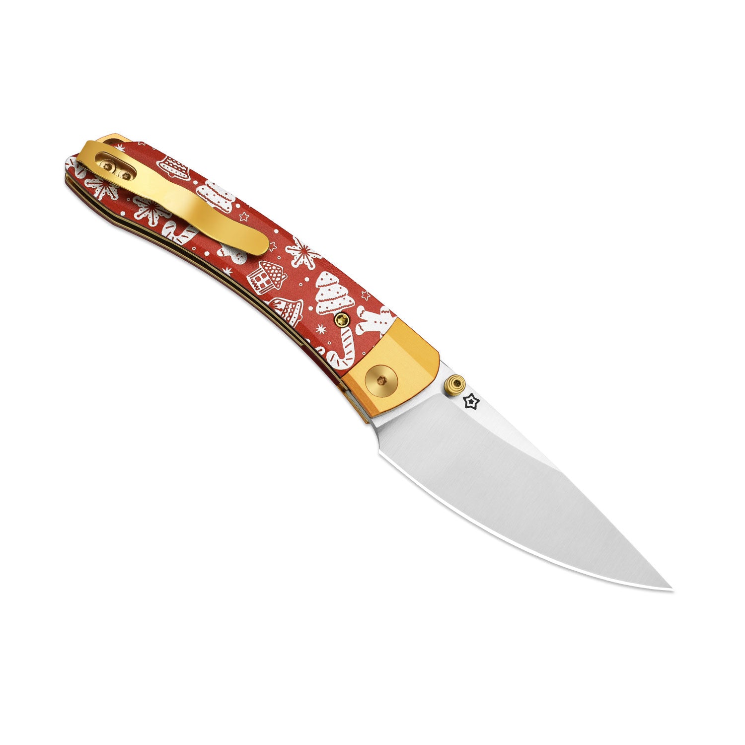 Christmas Mini MoMo 3.2 inch Nitro-V Aluminum & Micarta V3663MC1