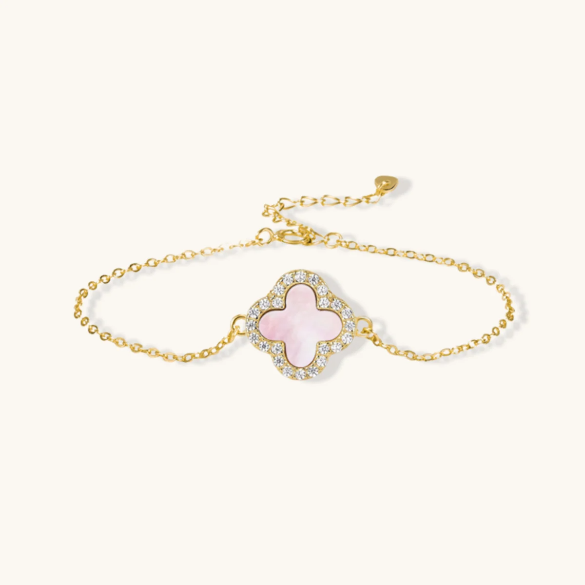 Einfaches Klee Armband