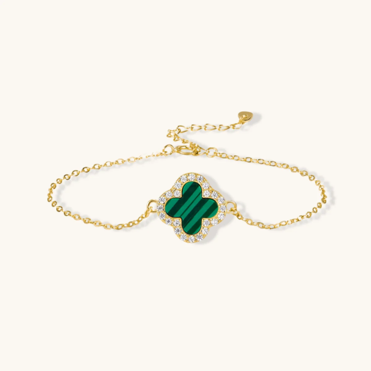 Einfaches Klee Armband