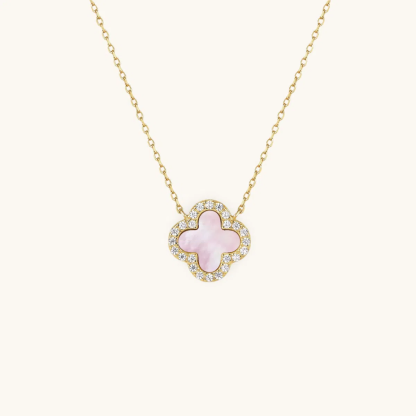 Klee Diamant Halskette