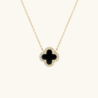 Klee Diamant Halskette