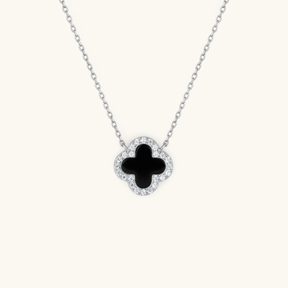 Klee Diamant Halskette