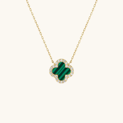 Klee Diamant Halskette