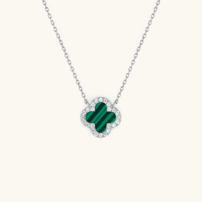 Klee Diamant Halskette