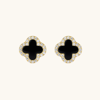 Kleeblatt Diamant Ohrringe