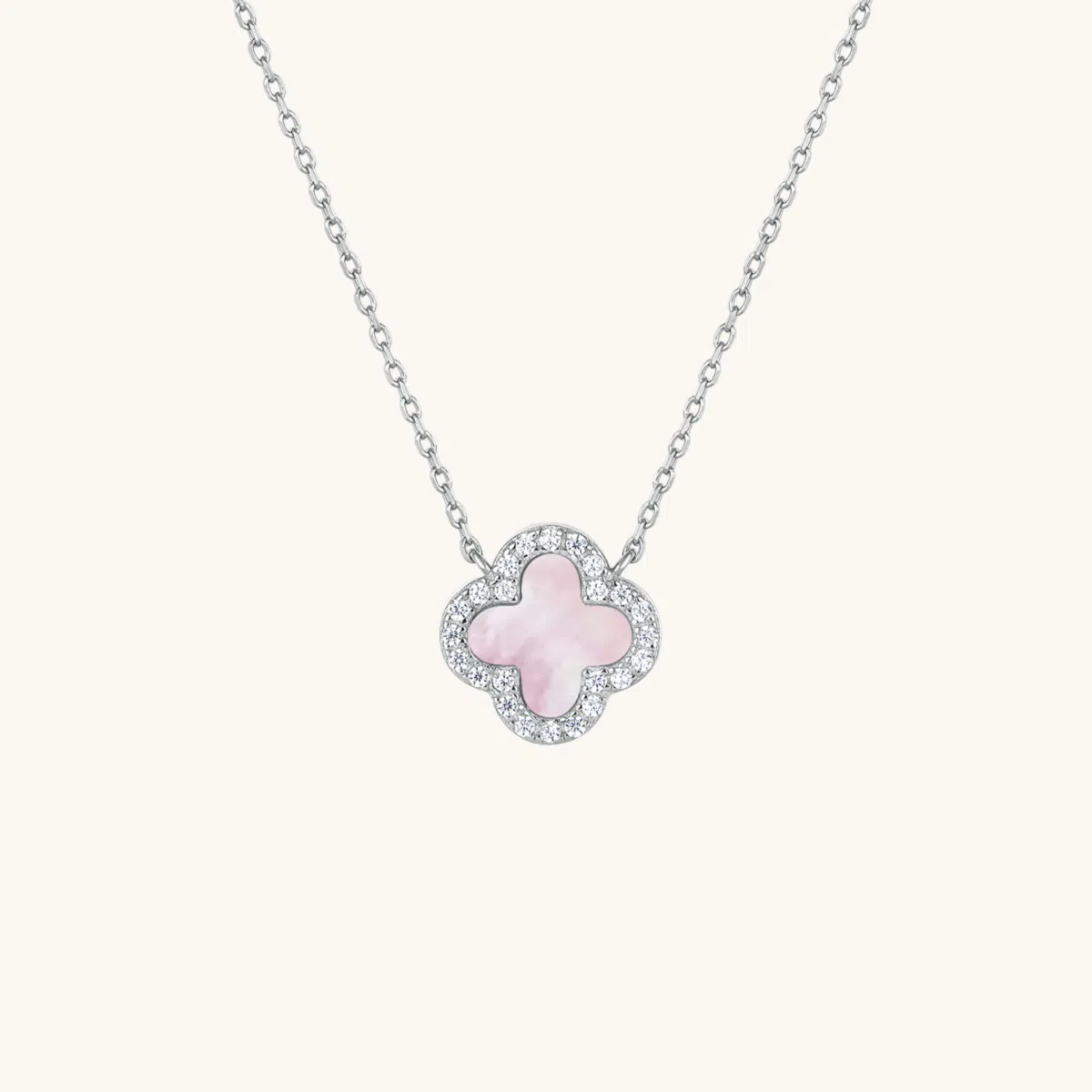 Klee Diamant Halskette