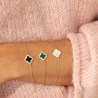 Einfaches Klee Armband