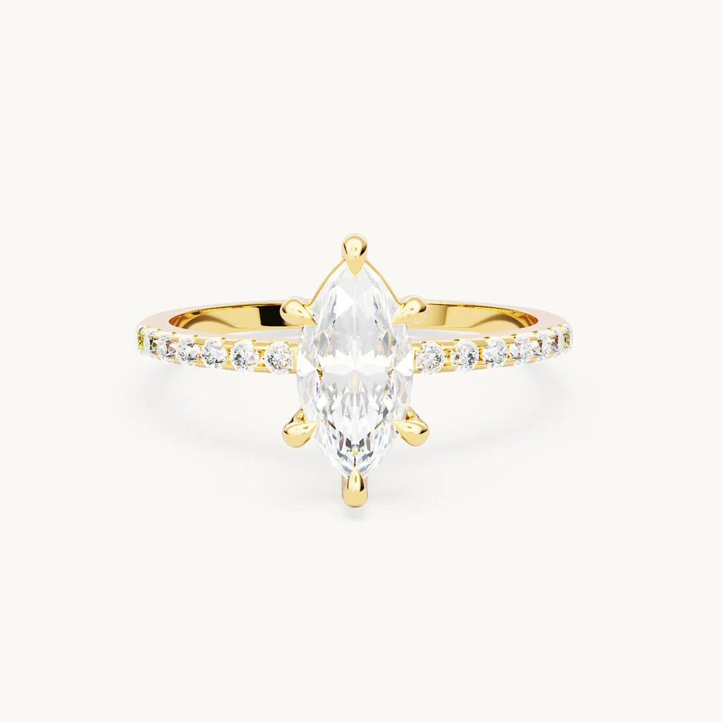 Rêverie Pave Marquise Ring 1 ct.