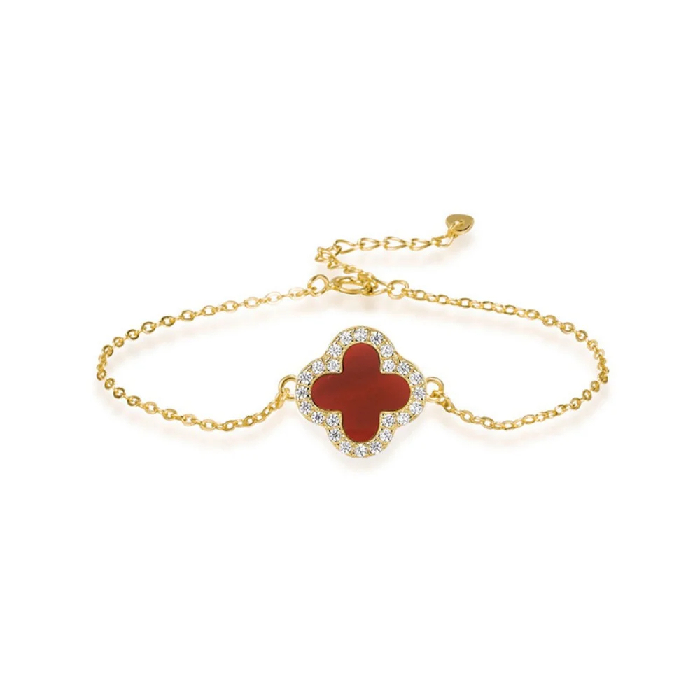 Einfaches Klee Armband