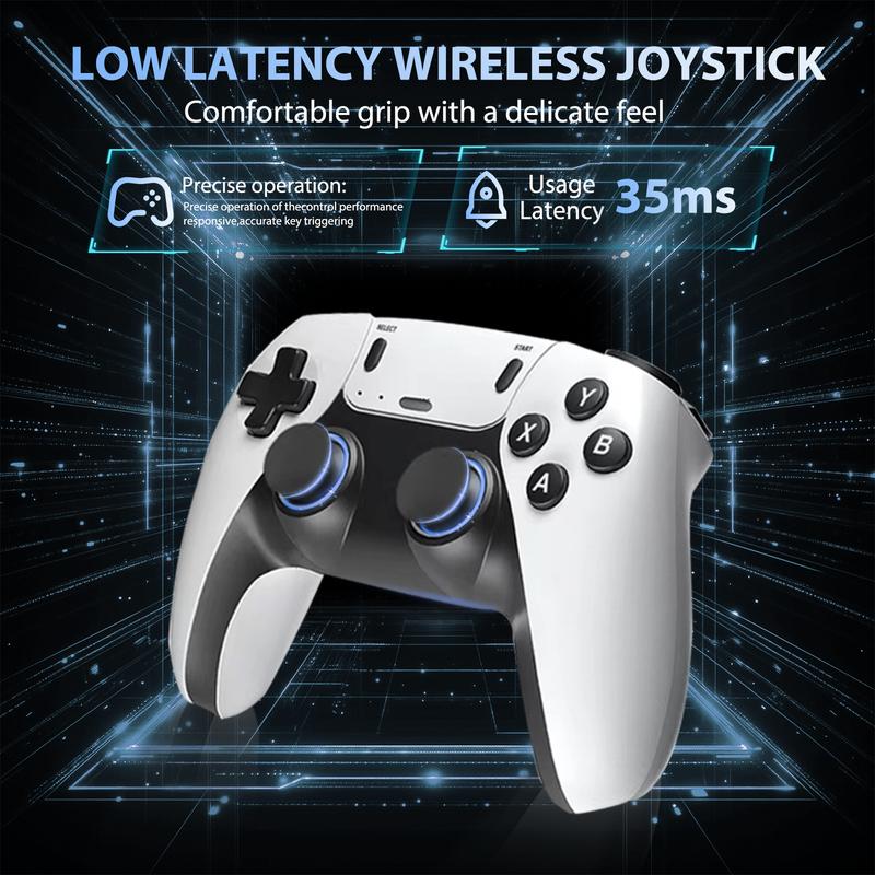 2025 Newest Retro Game Console Stick with 4K HDMI Games Upgrade Dual 2.4G Wireless Two Controllers