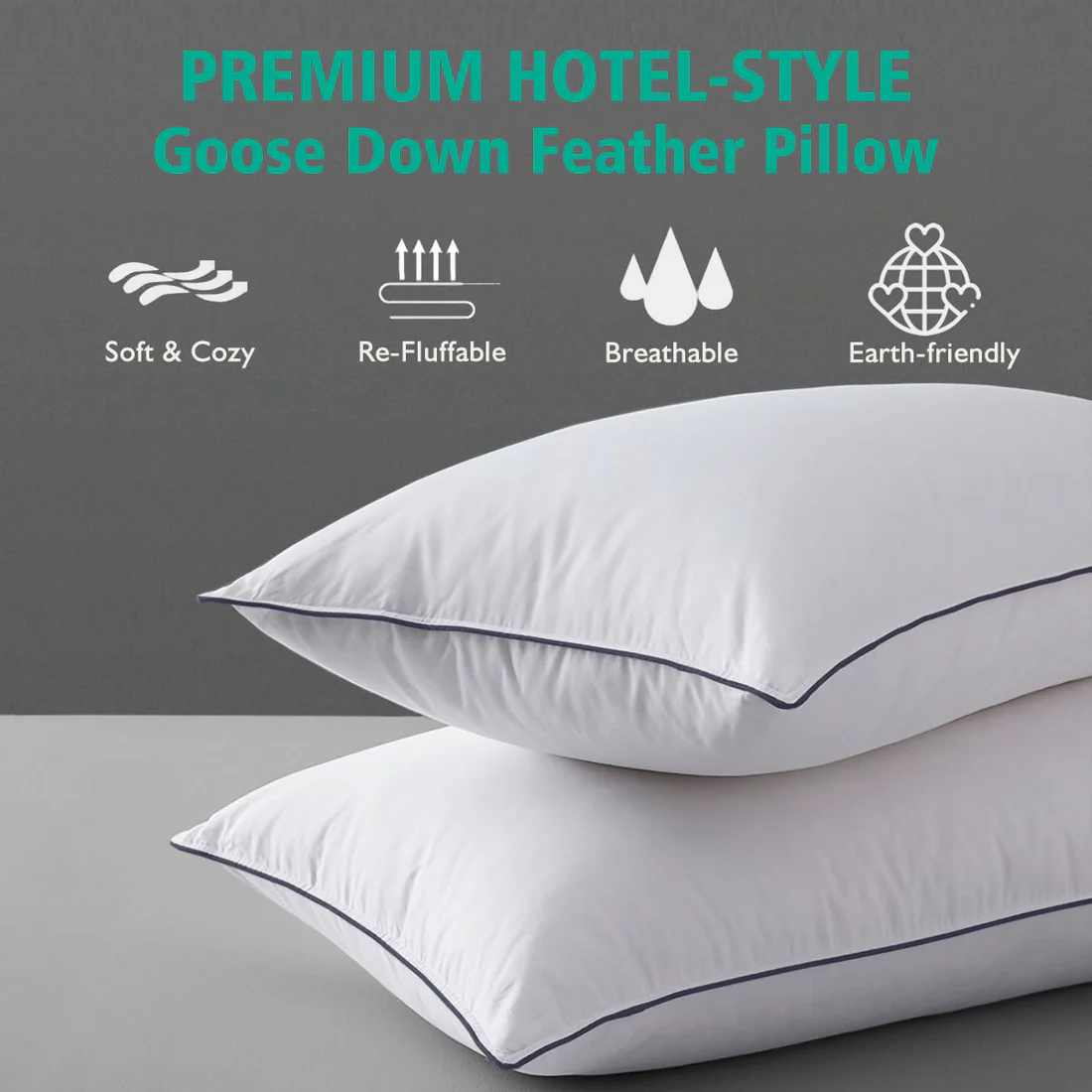 Organic Goose Down Pillow