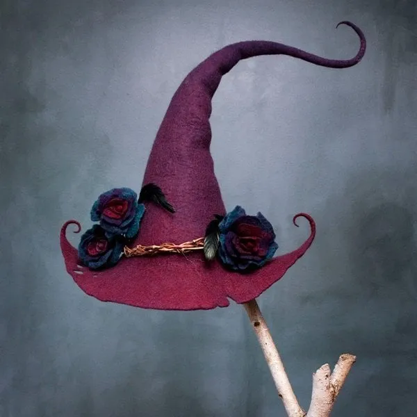 🎃Halloween Party Felt Witch Hats