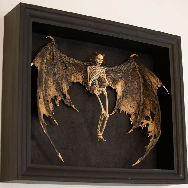 🔥50% Sale🔥Halloween Decoration Bat Winged Demon Skeleton😈👻