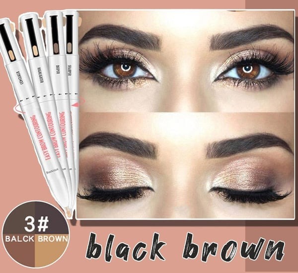 🔥 Hot Sale 50% Off🔥 4-in-1 Brow Contour Highlighter Pen - Master of Dynamic Brow Color 👁️ 🖊️